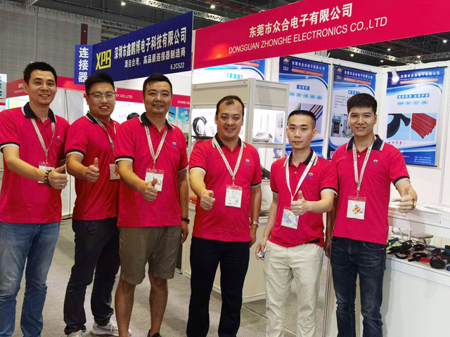 Cable sleeve team at Electronica China