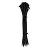Custom Black & White Nylon Cable Tie Plastic Strip Lock Nylon Cable Tie