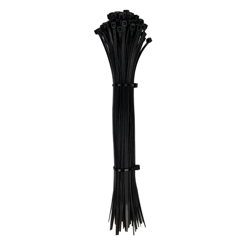 Custom Black & White Nylon Cable Tie Plastic Strip Lock Nylon Cable Tie
