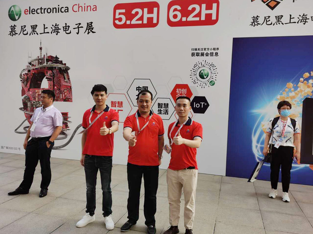 Cable sleeve team at Electronica China