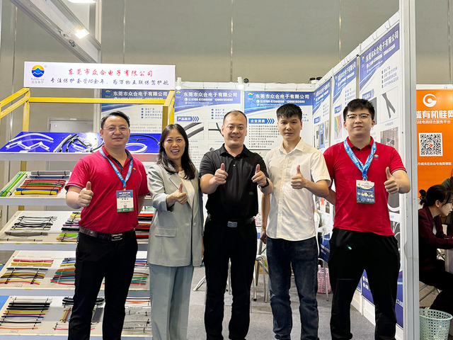 Cable sleeve team at Electronica China